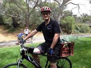 Ian Tooley at the Gawler Garden and Produce Share